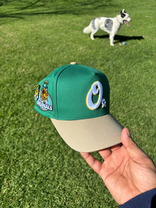 “Bee at the Park” Green/Tan Snapback